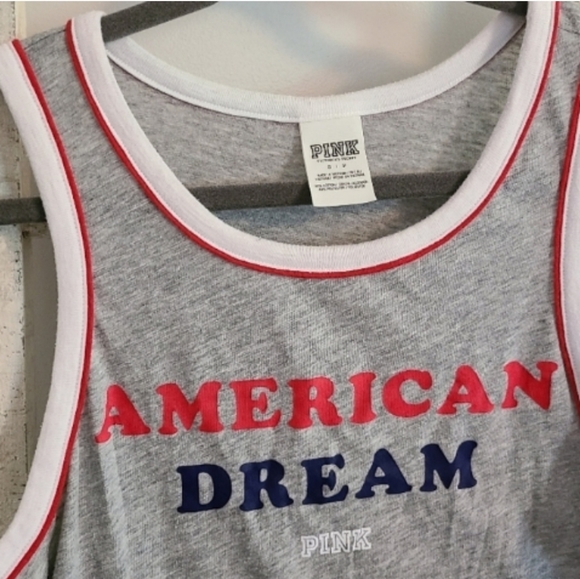 Victoria's Secret PINK small American Dream graphic scoopneck tank - Picture 3 of 4